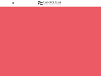 The Face Club website screenshot