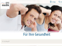 Screenshot for https://www.promedik.de/