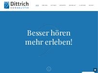 Website Screenshot Dittrich Hörakustik