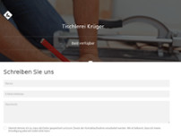 Tischlerei Krüger website screenshot