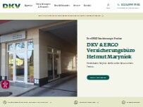 Website Screenshot ERGO Versicherung / DKV Helmut Maryniok