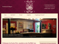 Parkhotel Dallgow website screenshot