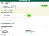 Website Screenshot AOK Bayern Geschäftsstelle Mittenwald