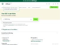 Website Screenshot AOK Bayern Geschäftsstelle Erding