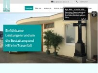 Website Screenshot Bestattungen Kreuer
