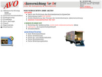 Screenshot for http://www.avo-aktenvernichtung.de/