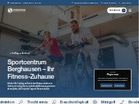 Website Screenshot SPORTCENTRUM BERGHAUSEN GmbH & Co. KG
