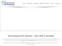 Screenshot for http://www.praxis-dr-albrecht.de