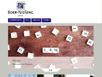 Website Screenshot Kanzlei Boer-Nießing