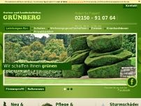 Screenshot for www.gartenbau-gruenberg.de