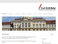 Dipl.Bankkaufmann Axel R.H.Bar  Immobilien und Finanzierungen website screenshot