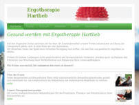 Ergotherapie Hartlieb website screenshot