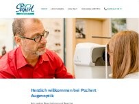 Website Screenshot Pochert Augenoptik GmbH