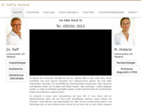Screenshot for http://www.dr-reff.de