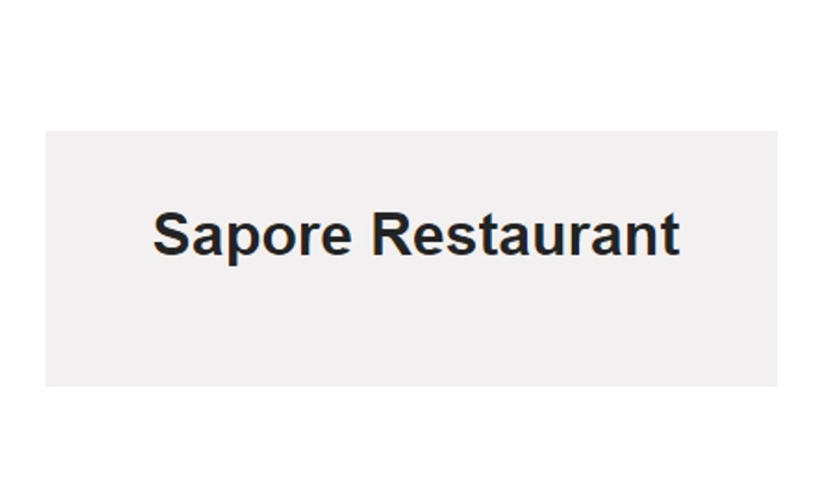 Restaurant Sapore Logo