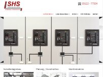 Website Screenshot SHS Elektrotechnik GmbH