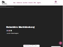 Website Screenshot Reisebüro Markkleeberg