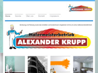 Malerbetrieb Krupp website screenshot