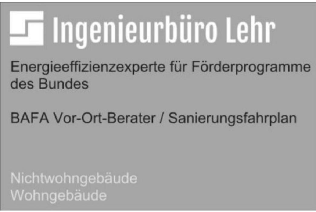 Bilder Ingenieurbüro Lehr, Gebäudeenergieberater (HWK)