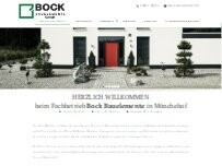 Website Screenshot Bock Bauelemente GmbH