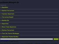 Screenshot for pythonschlangen.de