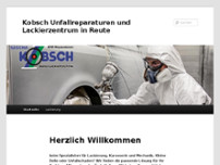 Kobsch Lackierzentrum website screenshot