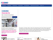 COSMO Shop Schloss Arkaden website screenshot