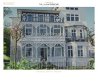 Villa Haiderose website screenshot