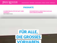 Print Kontor GmbH&Co.KG website screenshot