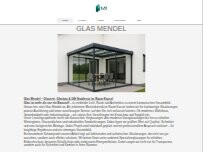 Website Screenshot Glas Mendel Glaserei und Glasbau Markus Mendel