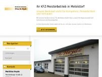 M. Heyde Kfz-Handwerk website screenshot