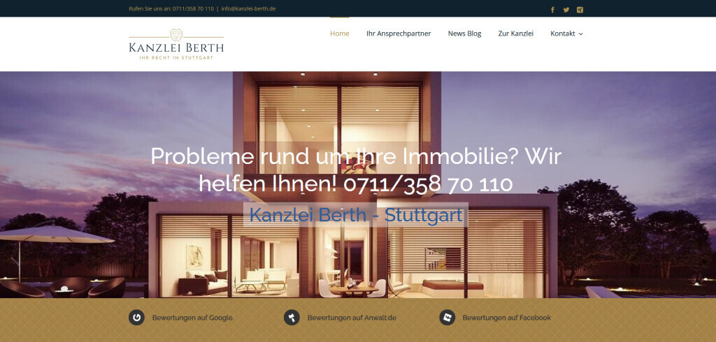 Bilder Rechtsanwaltskanzlei Berth