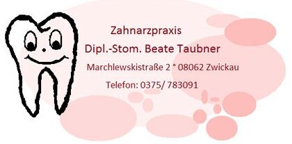 Zahnarzt Zwickau – Dipl.-Stom. Beate Taubner - Zahnärztin       Logo