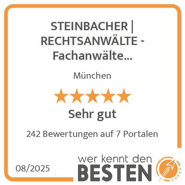 Bilder STEINBACHER | RECHTSANWÄLTE - Fachanwälte Arbeitsrecht München - Fachanwälte Baurecht München