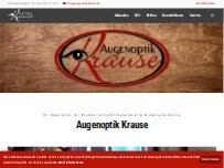 Website Screenshot Augenoptik Krause
