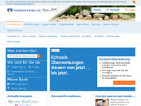 Volksbank Heiden eG website screenshot