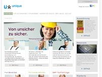 Screenshot for www.unique-personal.de