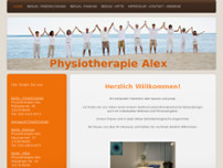 Physiotherapie Alex Inh. Jacqueline Kiewel website screenshot