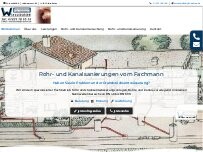 Website Screenshot Wieschollek Inh. Mike Wieschollek Rohr- und Kanalsanierung