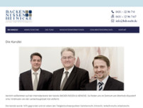 Backen & Collegen GbR website screenshot