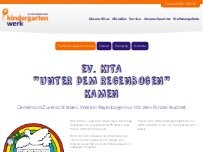 Website Screenshot Ev. Kindertageseinrichtung Unter dem Regenbogen - Kindergartenwerk im Ev. Kirchenkreis Unna