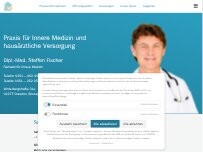 Website Screenshot Dipl.-Med. Steffen Fischer