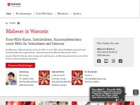 Website Screenshot Malteser Hilfsdienst