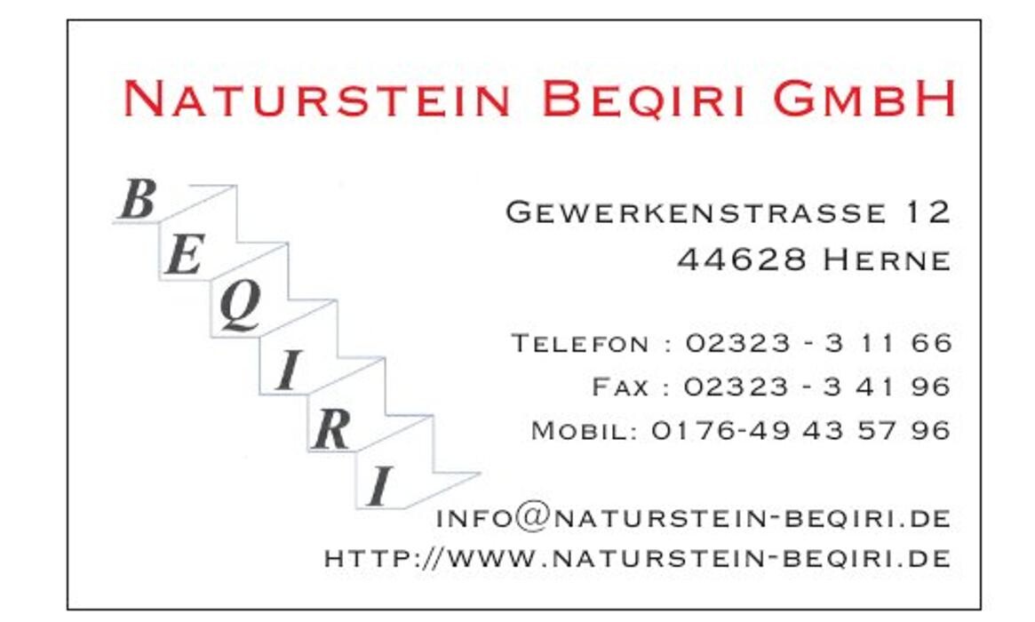 Naturstein Beqiri GmbH Logo