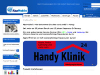 Aba Mobile GmbH website screenshot