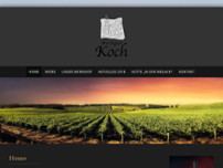 Weingut Regine Koch website screenshot