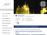 Screenshot for https://www.alltax-erfurt.de