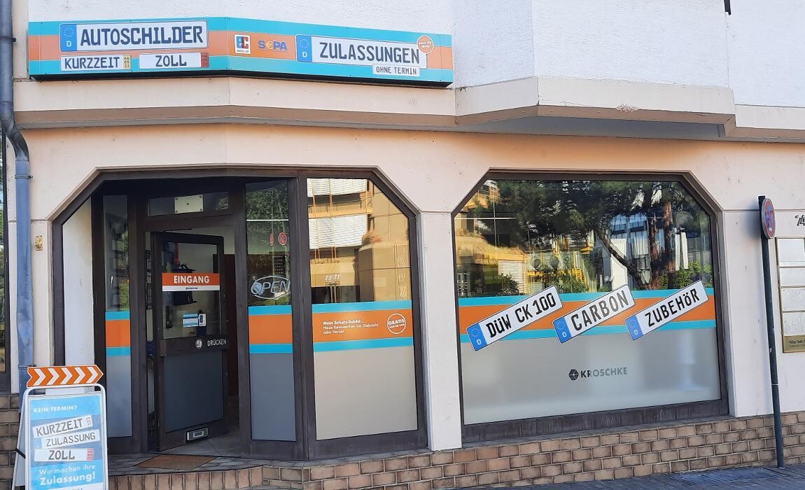 Bilder Kroschke Kfz Zulassungen und Kennzeichen