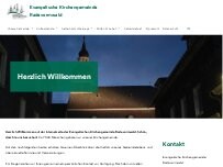 Website Screenshot Evangelische-luth. Kirchengemeinde Radevormwald