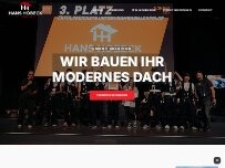 Website Screenshot Hans Hobeck & Söhne Dachbau GmbH